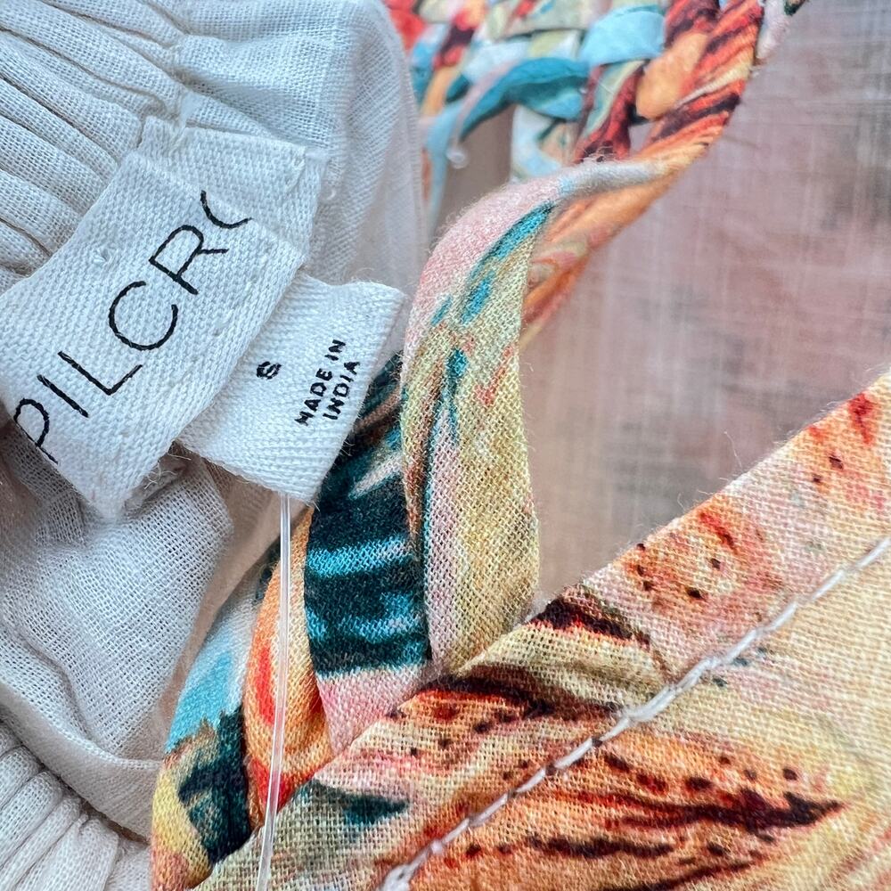 Anthropologie Pilcro Halter Tiered Maxi Dress Multicolor Size S NWT - Picture 11 of 12